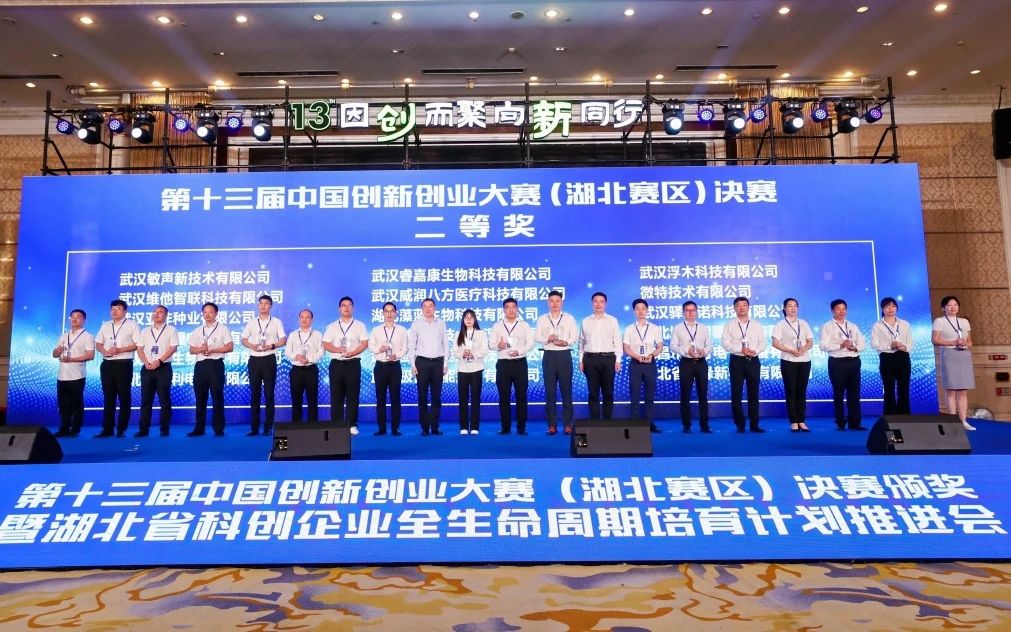 Weite ganó el segundo premio en la División Hubei de la 13ª Competencia de Innovación y Emprendimiento de China