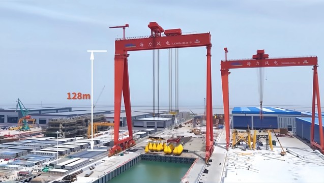 ¡Al servicio del gran país! Los productos Weite se utilizan para respaldar el primer conjunto de grúas pórtico de dos vigas de 3600 toneladas del mundo.