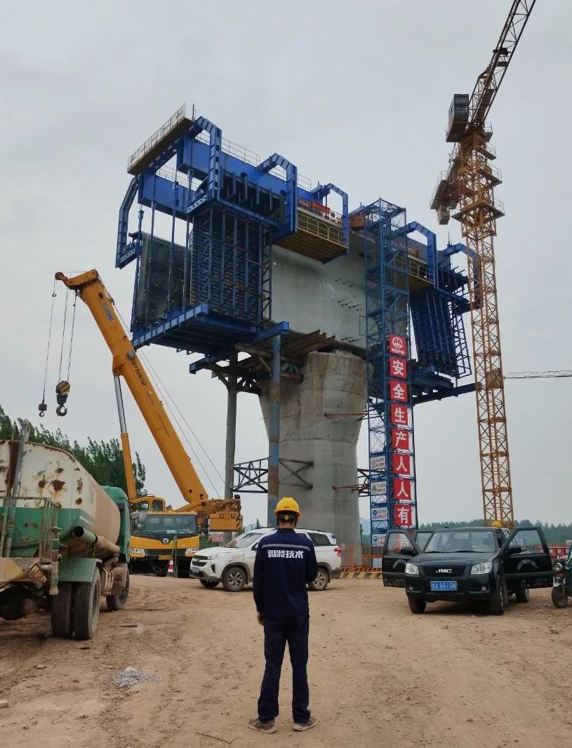 El sistema de información de la máquina de construcción de puentes de Weite ayuda a la construcción del ferrocarril de alta velocidad de Weisu