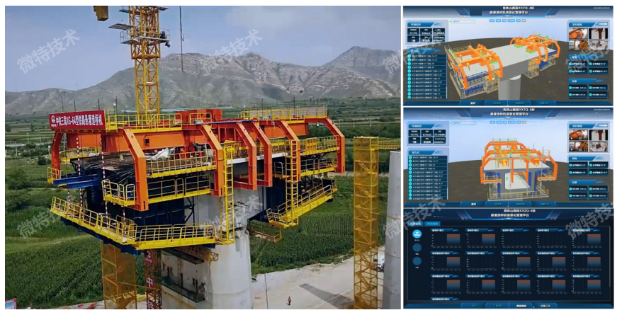 La informatización de la máquina de construcción de puentes, la cesta colgante inteligente y otras soluciones de WTAU se han implementado en la construcción del ferrocarril de alta velocidad de Weisu.