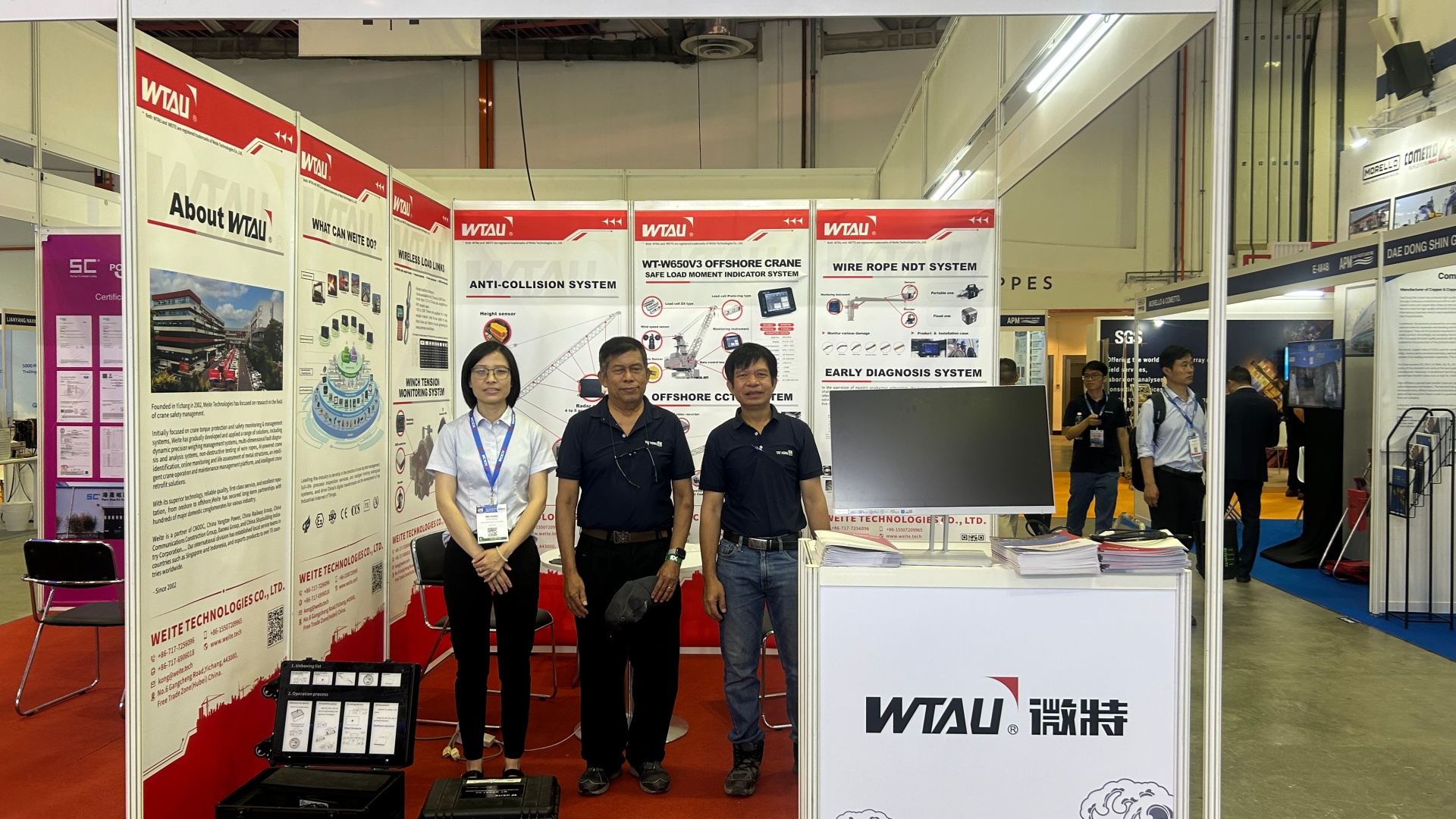 La División Internacional de WTAU debuta en la APM 2026 de Singapur, impulsando el desarrollo marítimo ecológico global con equipos de seguridad inteligente.