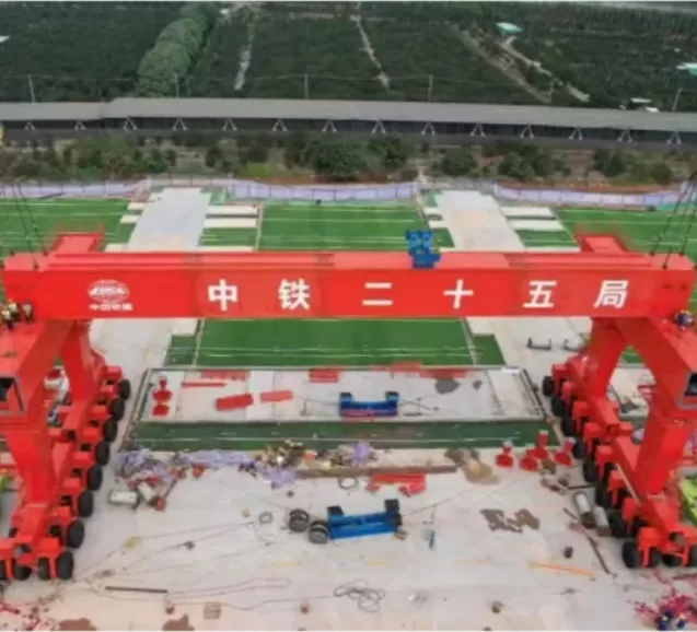 Weite ayuda a China Railway Construction Group a desarrollar una nueva máquina elevadora de vigas de 1000 toneladas