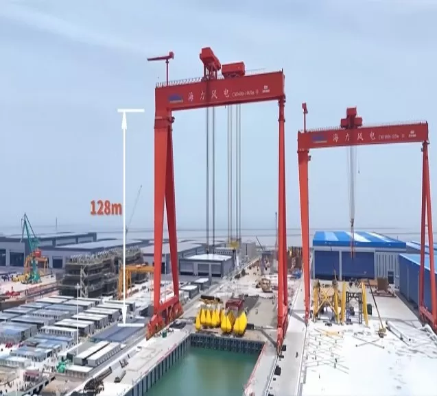 ¡Al servicio del gran país! Los productos Weite se utilizan para respaldar el primer conjunto de grúas pórtico de dos vigas de 3600 toneladas del mundo.