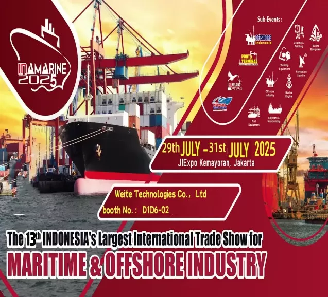 Yichang Weite asistirá a la Exposición Marítima y Naval de Indonesia 2025 (INAMARINE)