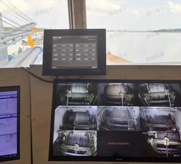 El barco de ingeniería "Changyan No. 1" agregó 6 sistemas de monitoreo de tensión constante de WTAU WTAU
