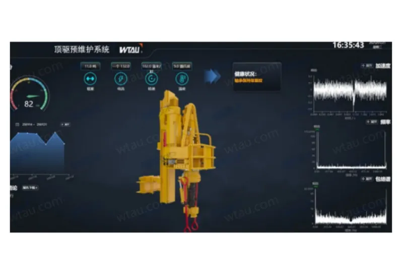Sistema de inspección de seguridad y mantenimiento predictivo para Top Drive WTYJ-ZX